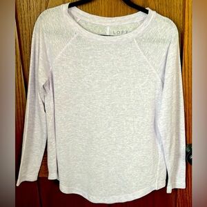 Ann Taylor Loft Light Purple Long Sleeve Top